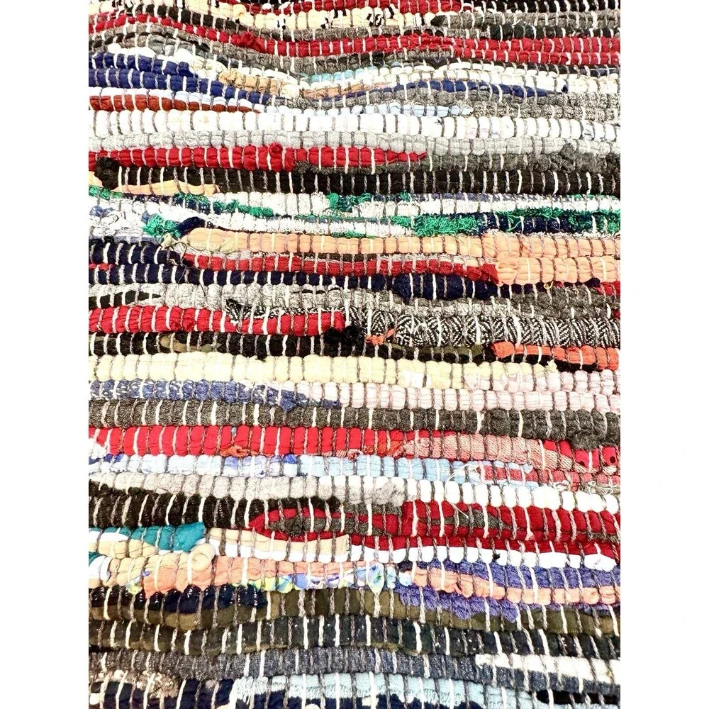 Chindi‎ Home Collection Rag Rug Handwoven Multicolor 20x31.5